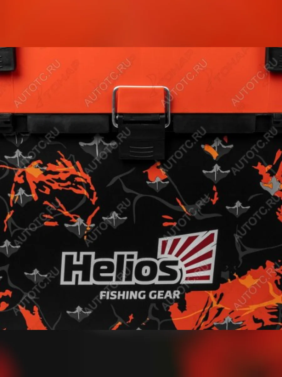 Ящик рыболовный зимний HELIOS SHARK, 19 л, оранжевый  hs-ib-19-sho  в Самаре Самарской области