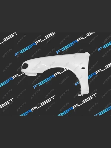 Переднее левое крыло (стеклопластик) Fiberplast Toyota Corolla  E110 (2000-2002) седан рестайлинг, универсал рестайлинг, хэтчбек 5 дв. рестайлинг