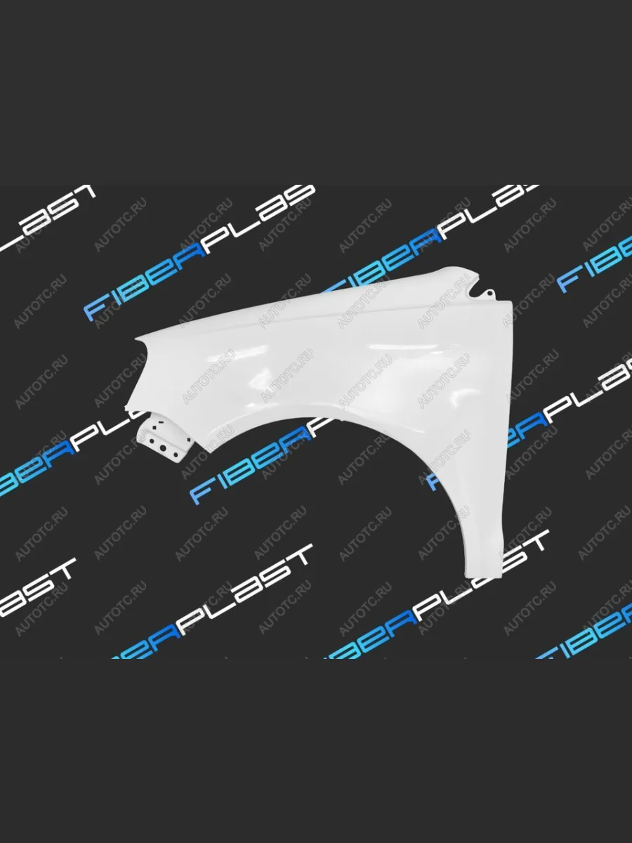 Переднее левое крыло (стеклопластик) Fiberplast  Volkswagen Polo (2005-2009) Mk4 9N1  в Самаре Самарской области