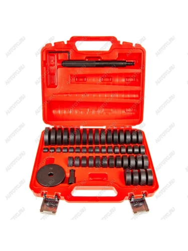 Набор инструментов для монтажа сальников и подшипников (18-65мм) 51 предмет в кейсе ЭВРИКА ЭВРИКА er-86739