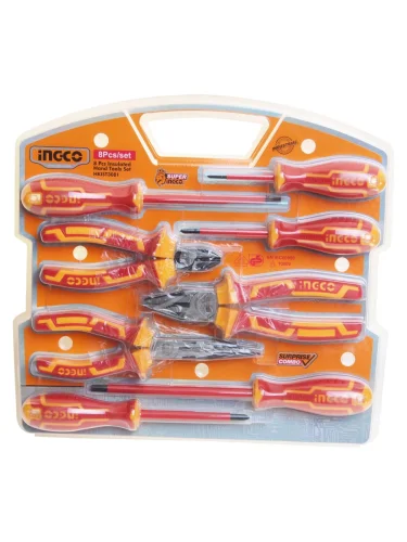 Набор инструментов диэлектрических 8 предметов INGCO INGCO hkist3081
