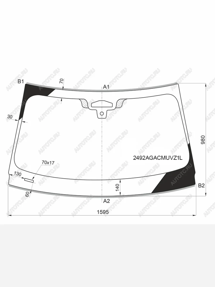 Стекло лобовое (Три камеры Датчик дождя Проекция Молдинг) BMW X5 18-23  X7 18-22 FUYAO 2492AGACMUVZ1L  в Воронеже Воронежской области