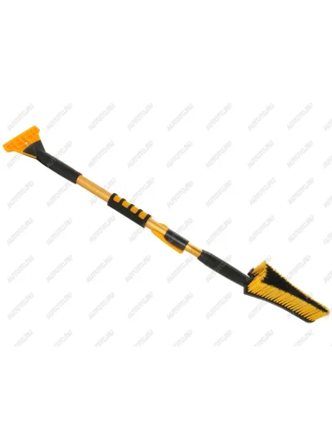 Щетка со скребком телескопическая 85-109см черно-желтая DSV DSV r21004