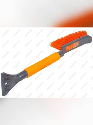 Щетка со скребком 45см оранжево-серая AIRLINE AIRLINE abrn017