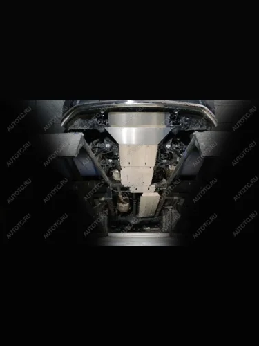 Защиты комплект (алюминий) 4мм (картера, переднего моста, АКПП, раздаточной коробки, бака) JAC T9 2.0 CTI Luxury 4WD 2024- (дизель)