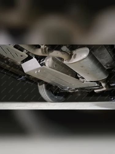 Защита бака и заднего редуктора (алюминий) 4мм Jaecoo J8 2.0L 4WD 2024