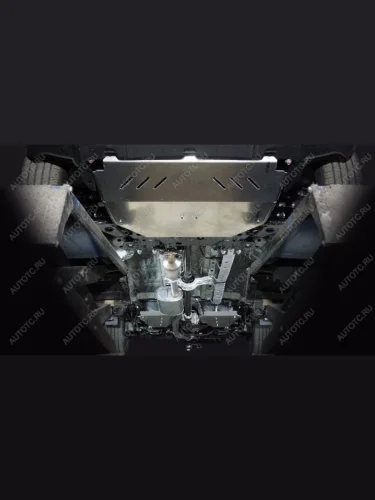 Защиты комплект (алюминиый) 4мм (картер, кпп, топливопровод (2мм), бак) Jetour T2 2L 4WD 2024