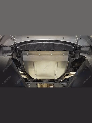 Защита картера и АКПП (алюминий) 4мм Nissan X-Trail 4WD HYBRID 2024-