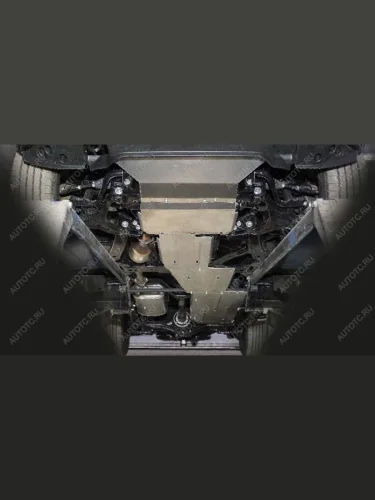 Защиты комплект (алюминий) 4мм (радиатор, картер, кпп, раздаточная коробка, бак) Oting ПАЛАDИН 2024