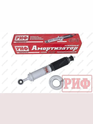 Амортизатор усиленный РИФ передний газовый Nissan Navara D40Pathfinder R51 штатный и лифт 0-50 мм  sag242_u