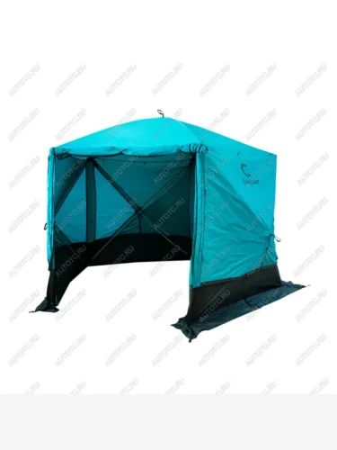 Шатер "СЛЕДОПЫТ" быстросборный, 5 стен, h-2,08, 2,8х2,9 м, S по полу 5,6 кв.м, цв. WATERFALL  pf-tor-k09