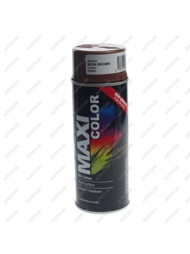 Краска бежево-коричневая аэрозоль 400мл MAXI COLOR MAXI COLOR 8024mx