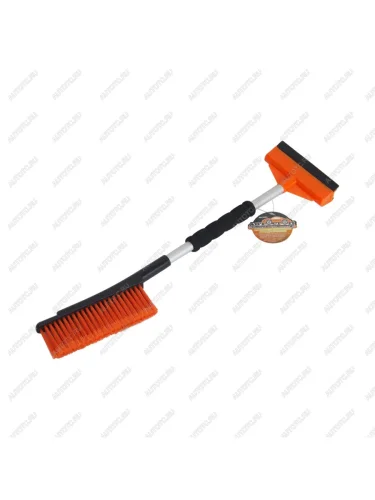 Щетка со скребком 55см черно-оранжевая АВТОСТОП АВТОСТОП ab-2222