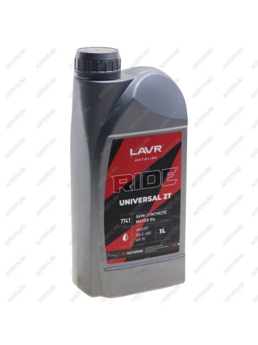 Масло моторное для 2-х тактных двигателей RIDE UNIVERSAL FC псинт.1л MOTO LAVR LAVR ln7741