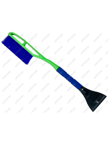 Щетка со скребком 63см сине-зеленая RUNWAY RUNWAY rr635-1