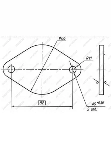 Заглушка ЯМЗ-534 водяного канала АВТОДИЗЕЛЬ ЯМЗ 5340.1002404