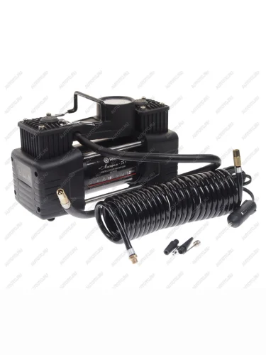 Компрессор автомобильный 75лмин. 6атм. 18А 12V в прикуриватель (сумка) БЕЛАК БЕЛАК бак.99161