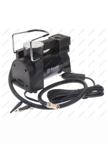 Компрессор автомобильный 42лмин. 6атм. 14А 12V в прикуриватель (сумка) БЕЛАК БЕЛАК бак.99150