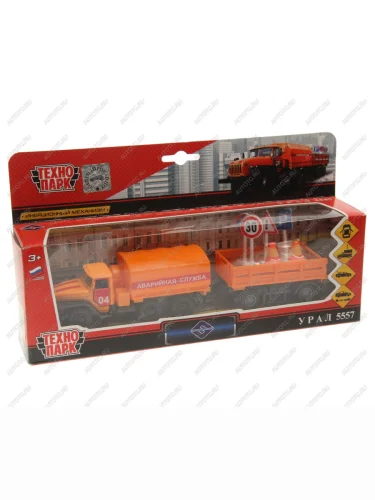 Модель автомобиля УРАЛ 5557 металлическая ТЕХНОПАРК ТЕХНОПАРК sb-18-26-u(s)+asst-wb
