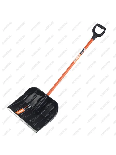 Лопата снеговая пластиковая 460х400мм с металлическим черенком и ручкой AMIGO AMIGO 78016