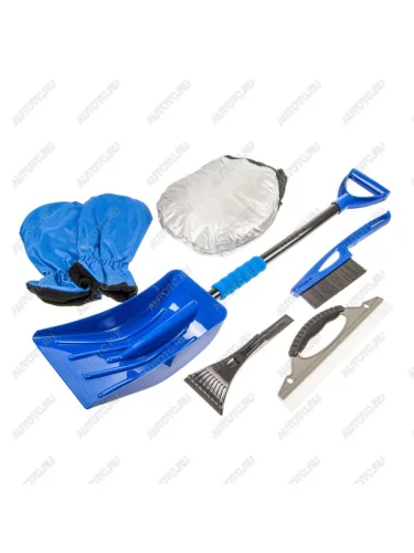 Набор автомобилиста (сумка,лопата,щетка,скребок,водосгон,перчатки,экран лоб. стекла) MEGAPOWER MEGAPOWER-AUTOMOTIVE m-71109
