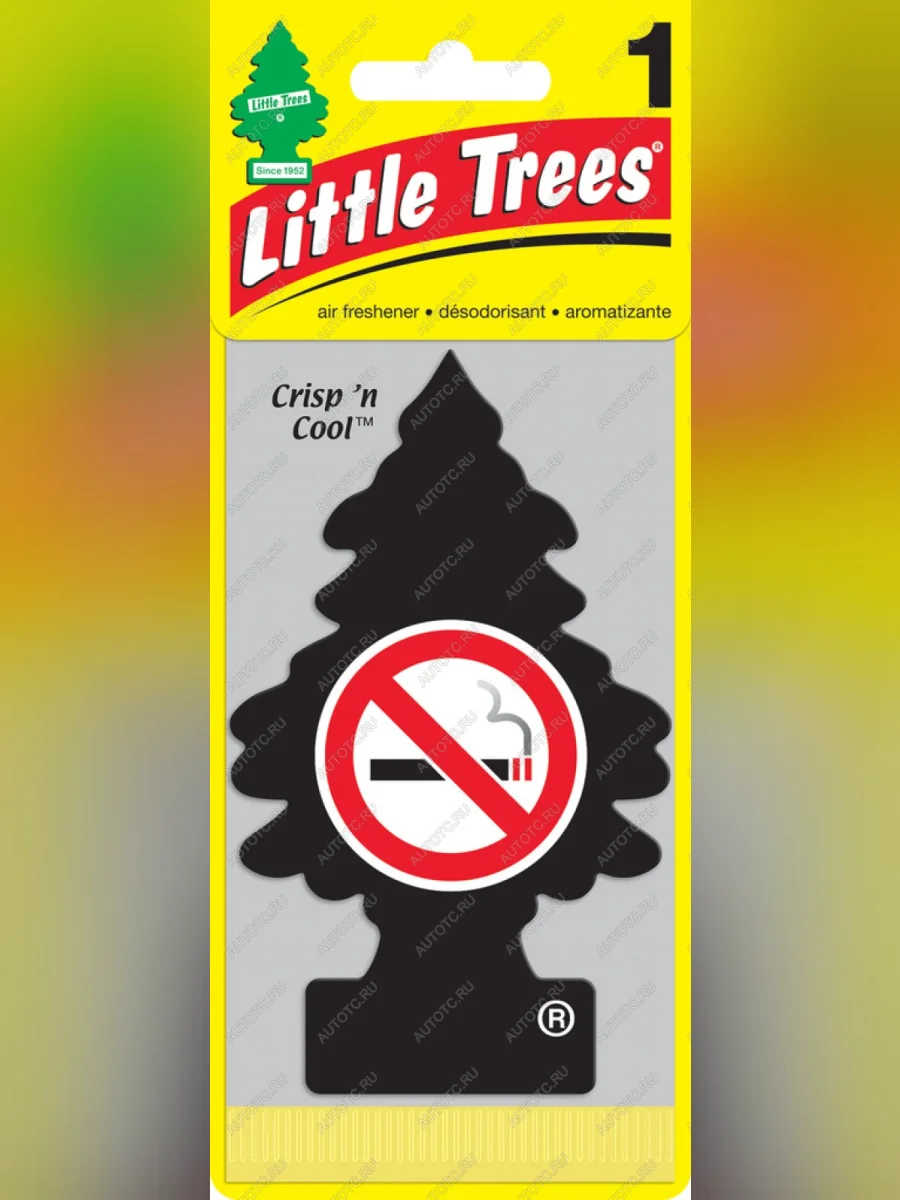 Ароматизатор подвесной пластина (не курить!) Елочка CAR FRESHNER CAR FRESHNER u1p-17037-russ  в Самаре Самарской области