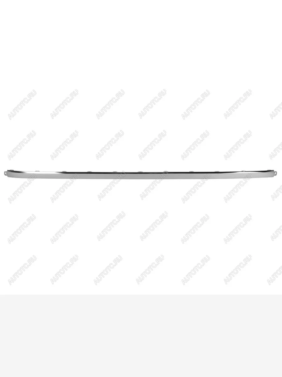 Задний молдинг бампера SAT Volkswagen Touareg 2 NF рестайлинг (2014-2018) (хром)  в Самаре Самарской области