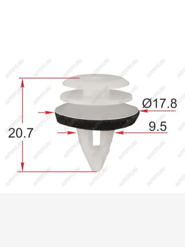 Клипса обшивки двери BMWMINI (1 шт.) SAT ST-M12233