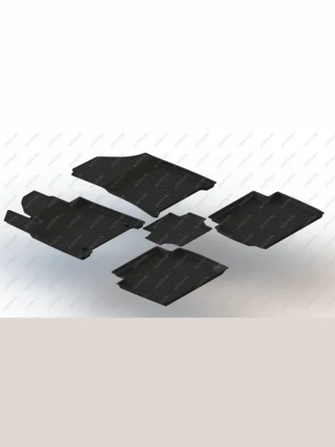 Коврики HYUNDAI SANTA FE V 5 seats 2024-  с выс. бор Seintex 317001