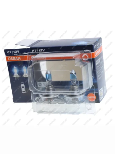 Лампа 12V H7 55W PX26d +30% 4000К (2шт.) XWhite Blue OSRAM OSRAM 62210xwb-hcb