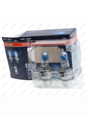 Лампа 12V H4 6055W P43t-38 +30% 4000К (2шт.) XWhite Blue OSRAM OSRAM 62193xwb-hcb