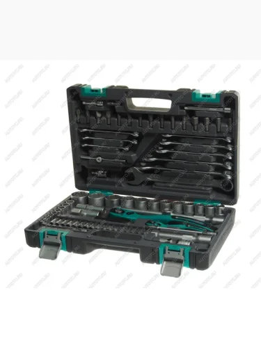 Набор инструментов 82 предмета слесарно-монтажный 14,12 12-ти гран. в кейсе STELS STELS 14117