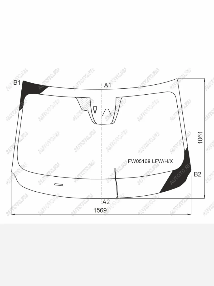 Стекло лобовое (Обогрев щеток Камера Датчик дождя) Mazda CX-9 20- XYG FW05168 LFW/H/X  в Воронеже Воронежской области