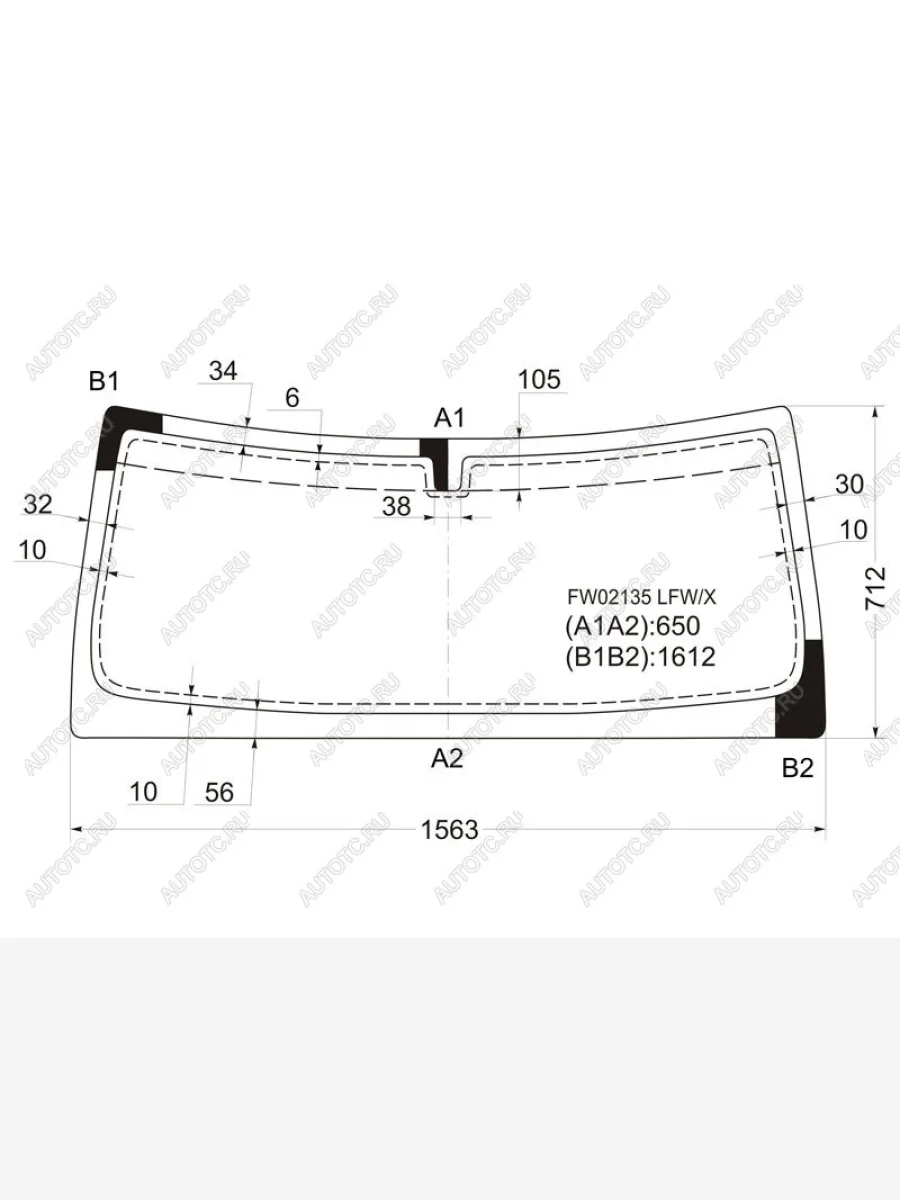 Стекло лобовое Land Rover Discovery 98-04 XYG FW02135 LFW/X  в Воронеже Воронежской области