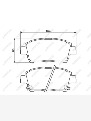 Колодки тормозные перед TOYOTA COROLLA ##E12#SPACIO ##E12#PREMIOALLION #ZT240VISTA ZZV50OPA #CT BREMBO P 83 051