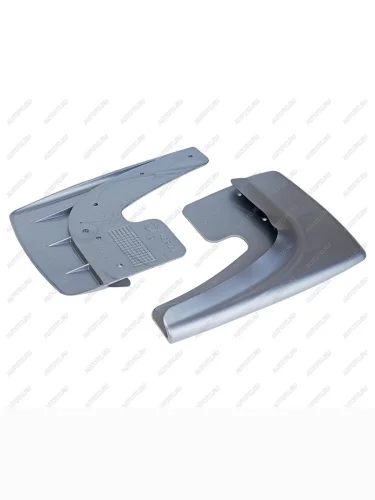 Брызговик универсальный серый ЗА Рулемкомплект 2шт. ЗА РУЛЕМ фартук*