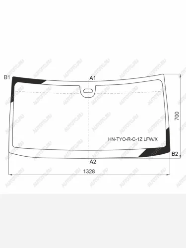 Стекло лобовое (Камера) Honda N-BOX 11-15 XYG HN-TYO-R-C-1Z LFW/X