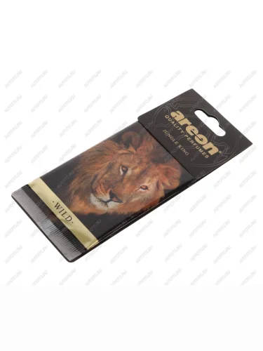 Ароматизатор подвесной пластина (король джунглей) Wild AREON AREON aw01