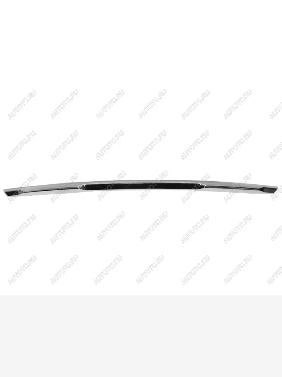 Задний молдинг бампера SAT Nissan X-trail 3 T32 рестайлинг (2017-2022) (хром)  в Воронеже Воронежской области