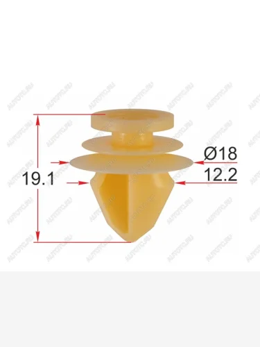 Клипса обшивки двери CITROENPEUGEOTRENAULT (1 шт.) SAT ST-KE-342