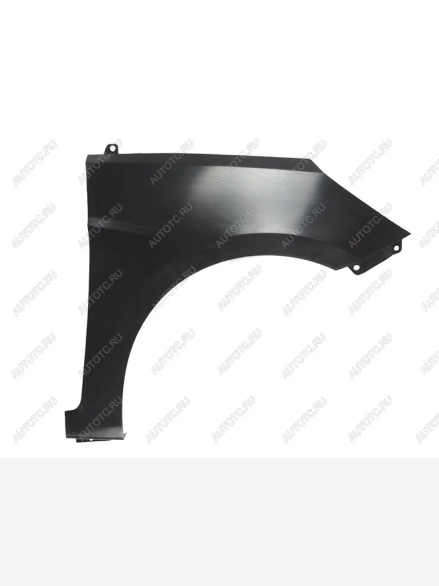 Правое переднее крыло (пластик) SAT Hyundai Solaris RBr хэтчбэк дорестайлинг (2010-2014) (неокрашенное)  в Перми Пермском крае