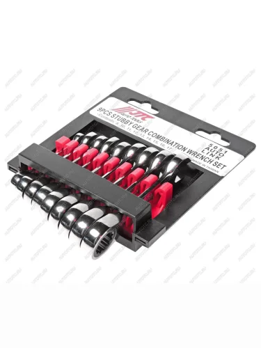 Набор ключей комбинированных 8-17мм трещоточных укороченных 9 предметов JTC JTC TOOLS CO., LTD jtc-5051