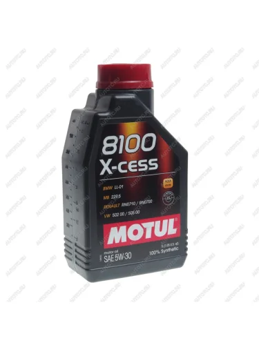 Масло моторное 8100 X-CESS 5W30 синт.1л MOTUL MOTUL 108944