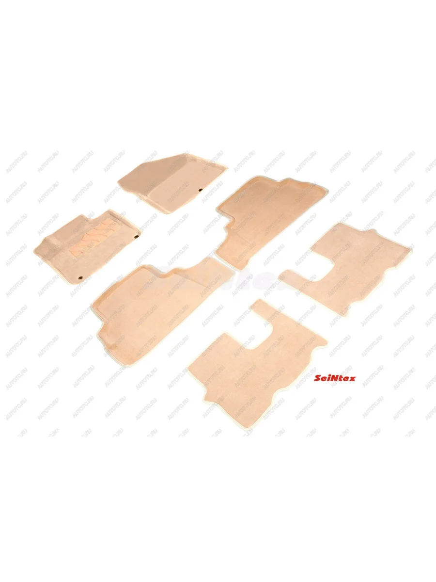 3D коврики для Hyundai Santa Fe IV (5 мест) 2018-2020 Seintex 93983  в Воронеже Воронежской области