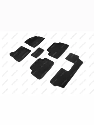 Коврики 3D ВОРС EXEED VX черные Seintex 98038