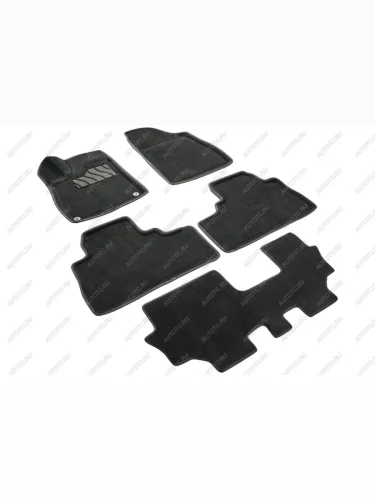 Коврики 3D ВОРС GAC GS 8 II черные Seintex 99106