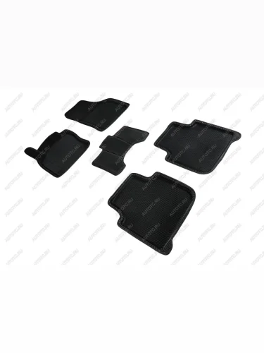 Коврики EVA 3D соты для Skoda Kodiaq (5 мест) 2016-н.в. Seintex 96138