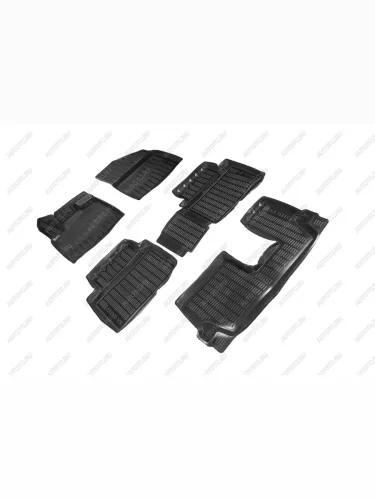 Полиуретановые коврики салона для Exeed VX 2021-н.в. Seintex 97900