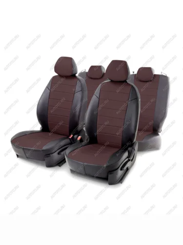 Чехлы из экокожи для Subaru Forester IV 2012-н.в. Seintex 98715