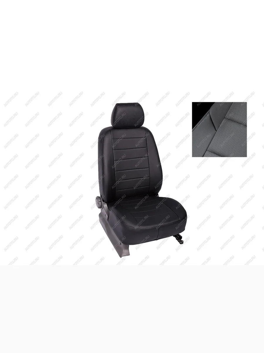 Чехлы из экокожи для Renault Sandero Stepway II Life (без airbag) 2018-н.в. Seintex 98181  в Воронеже Воронежской области